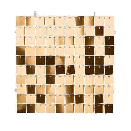1 Pailletten achtergrond - 30x30cm - Koper