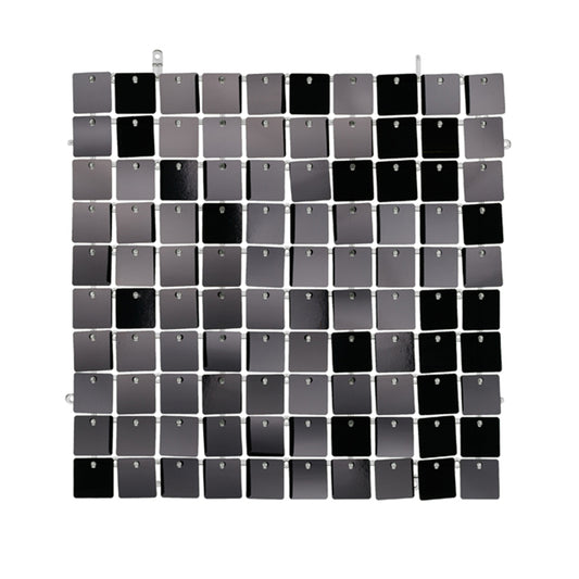 1 Pailletten achtergrond - 30x30cm - Zwart