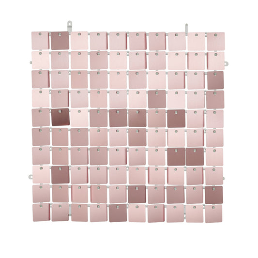 1 pailletten achtergrond - 30x30cm - roosgoud