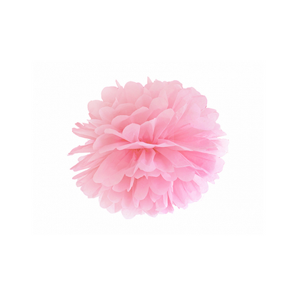 1 pompon - Ø 25cm - roze