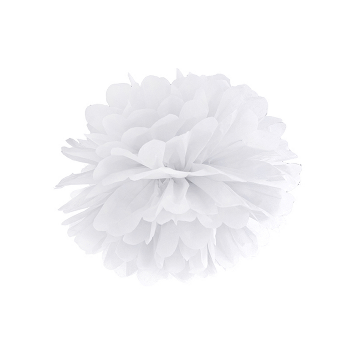 1 pompom XL - Ø 35 cm - wit