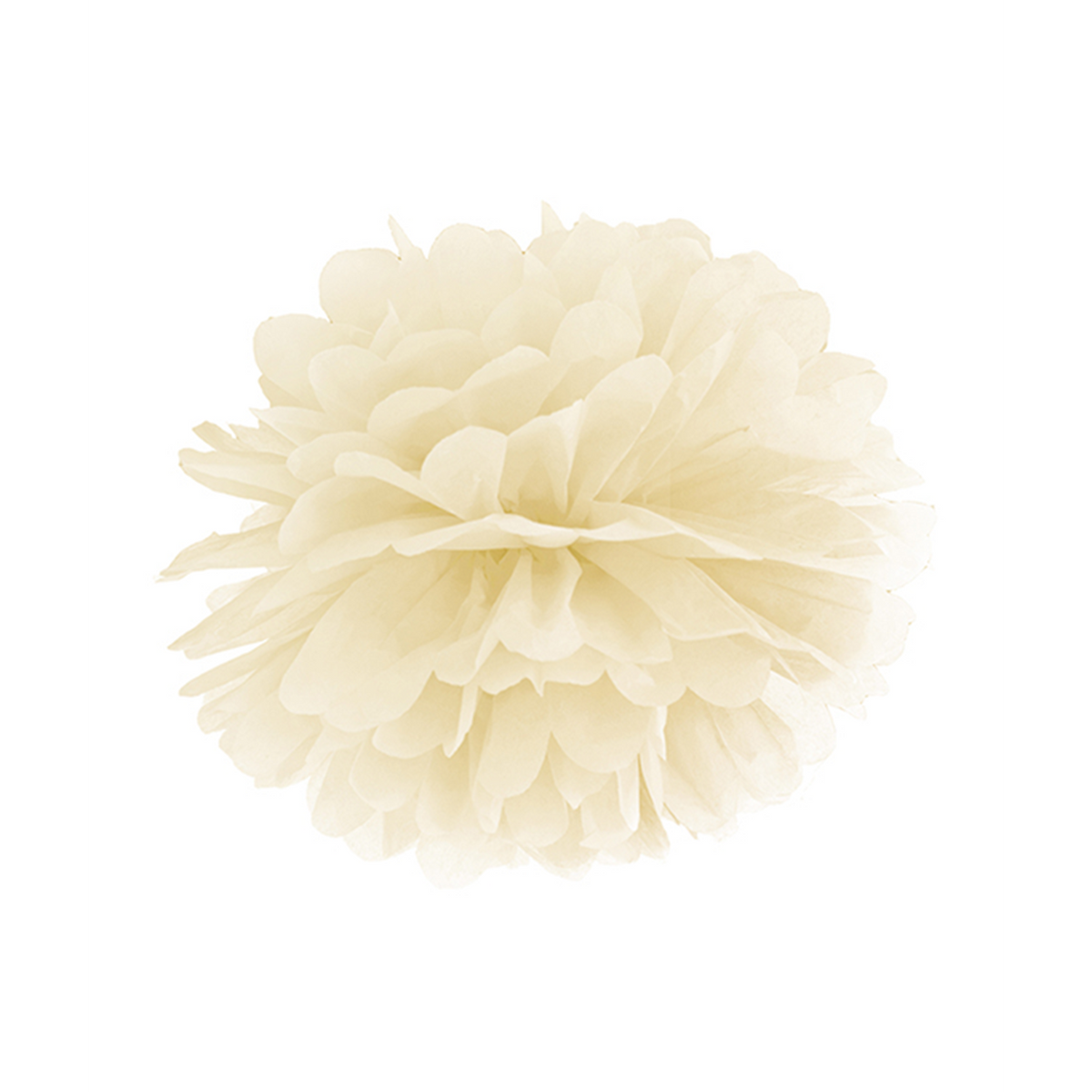 1 Pompom XL - Ø 35cm - Crème