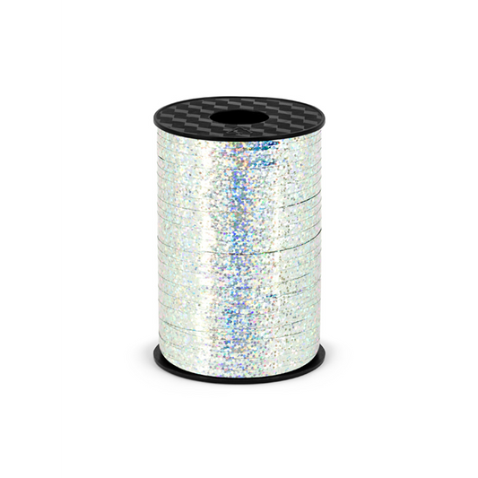 1 Ballonlint - Holografisch - Zilver