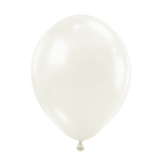 50 ballonnen - Ø30 cm - Amandelwit
