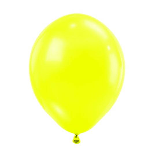 50 ballonnen - Ø30 cm - Neon Geel
