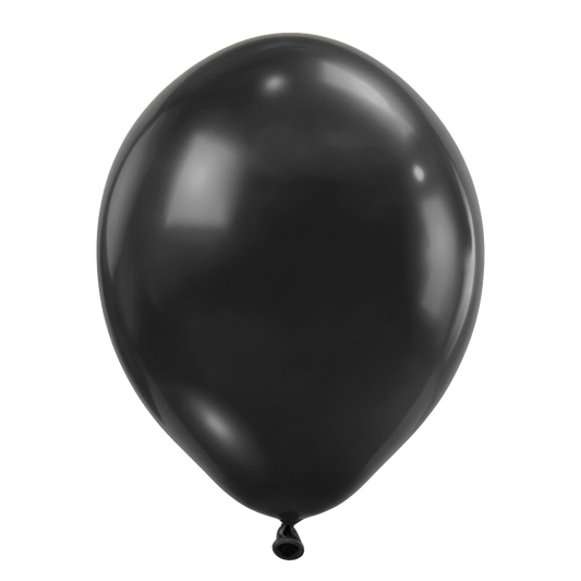 25 Ballonnen - Ø46 cm - Zwart