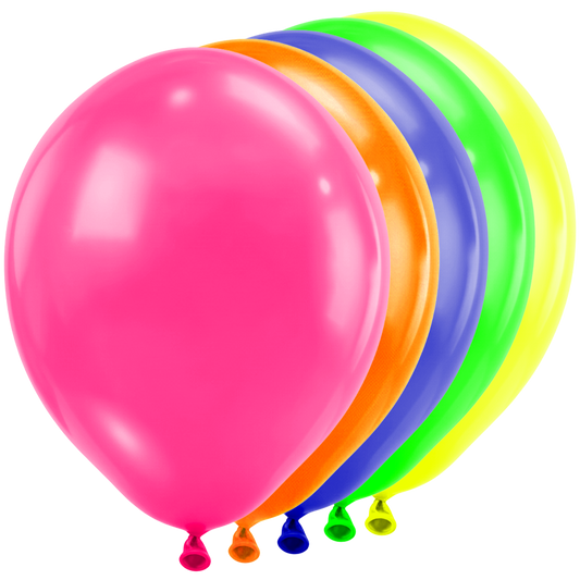 25 ballonnen - Ø46 cm - Neon Assorti