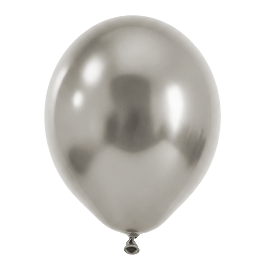 15 Ballonnen - Ø46 cm - Reflex - Zilver
