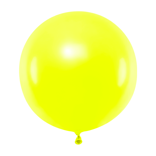 3 ballonnen - Ø61 cm - Neon Geel