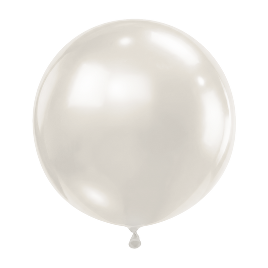3 ballonnen - Ø61 cm - parelmoer parel