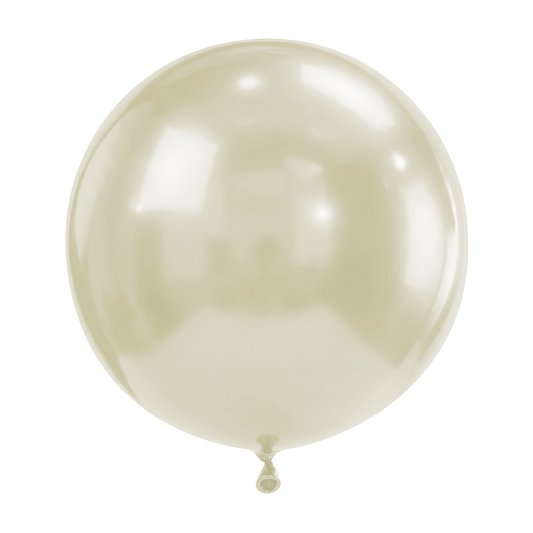 3 ballonnen - Ø61 cm - Silk Oyster White