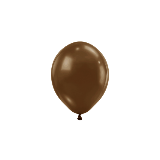 50 ballonnen - Ø12 cm - Coffee