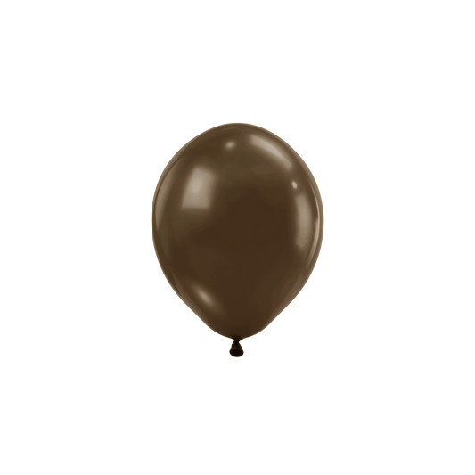 50 ballonnen - Ø12 cm - Chocolate Brown
