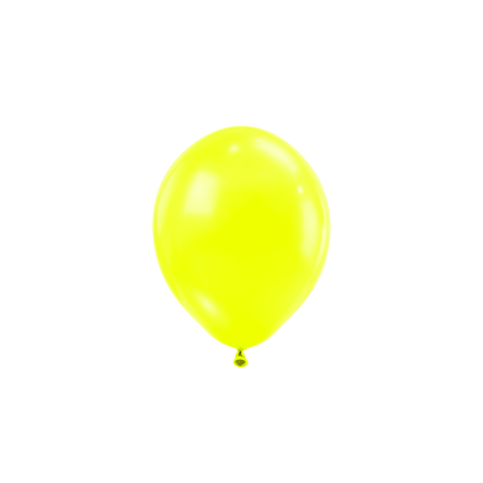 50 ballonnen - Ø12 cm - neongeel