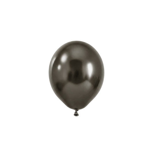 50 ballonnen - Ø12 cm - Zijde Midnight Grey