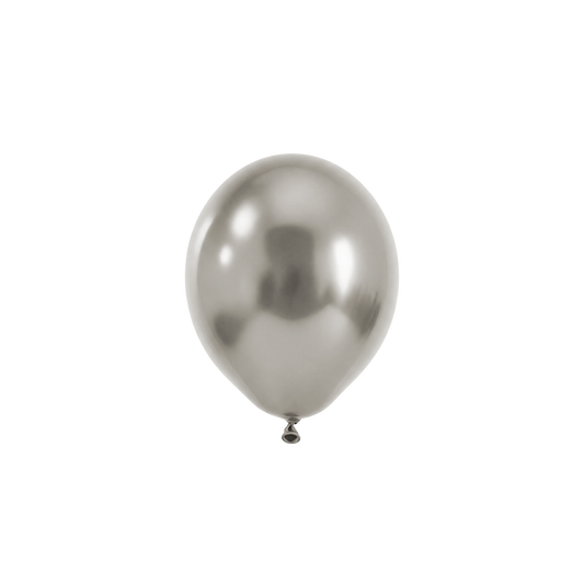 50 ballonnen - Ø12 cm - Reflex - Zilver