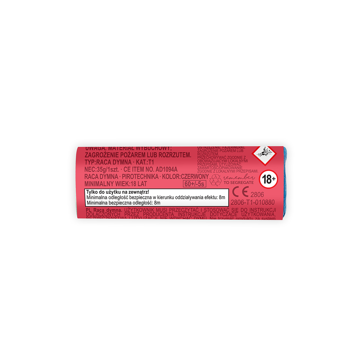 5 Rookbom - Rood