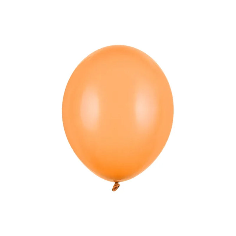 100 ballonnen - Ø 23cm - pastel helderoranje