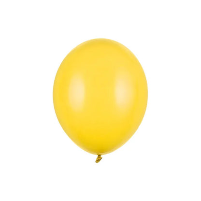 100 ballonnen - Ø 23cm - pastel honinggeel