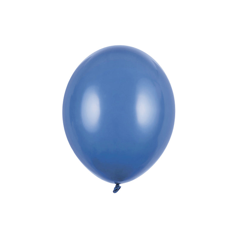 100 ballonnen - Ø 23 cm - Pastel Marineblauw