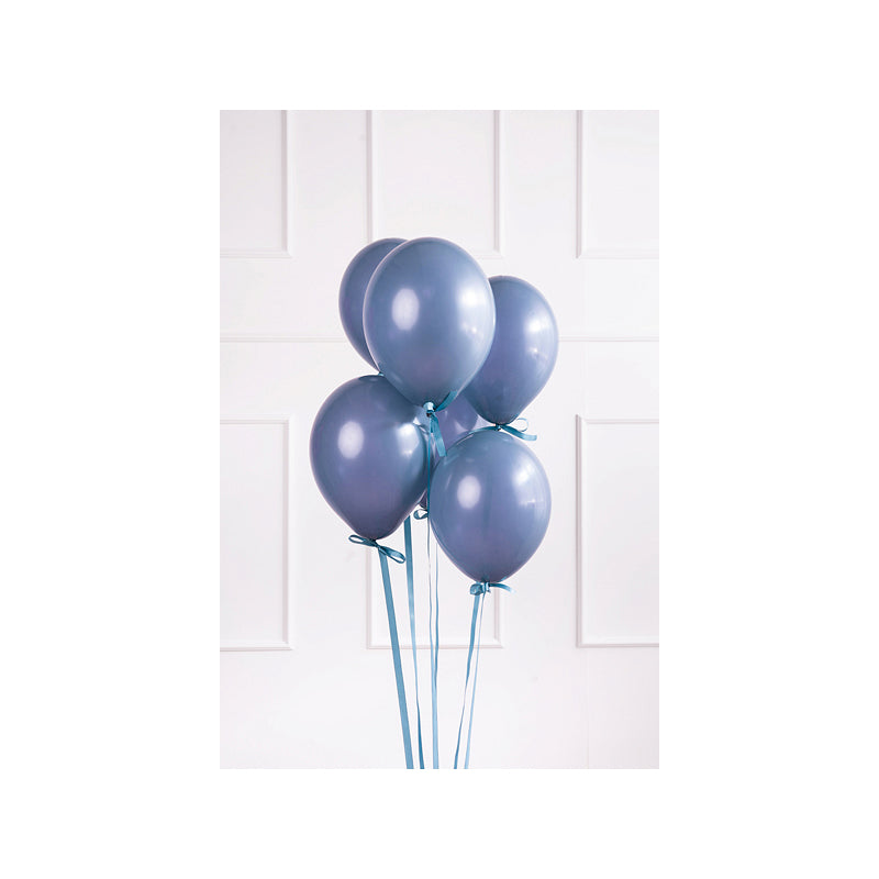 100 ballonnen - Ø 23 cm - Pastel Marineblauw