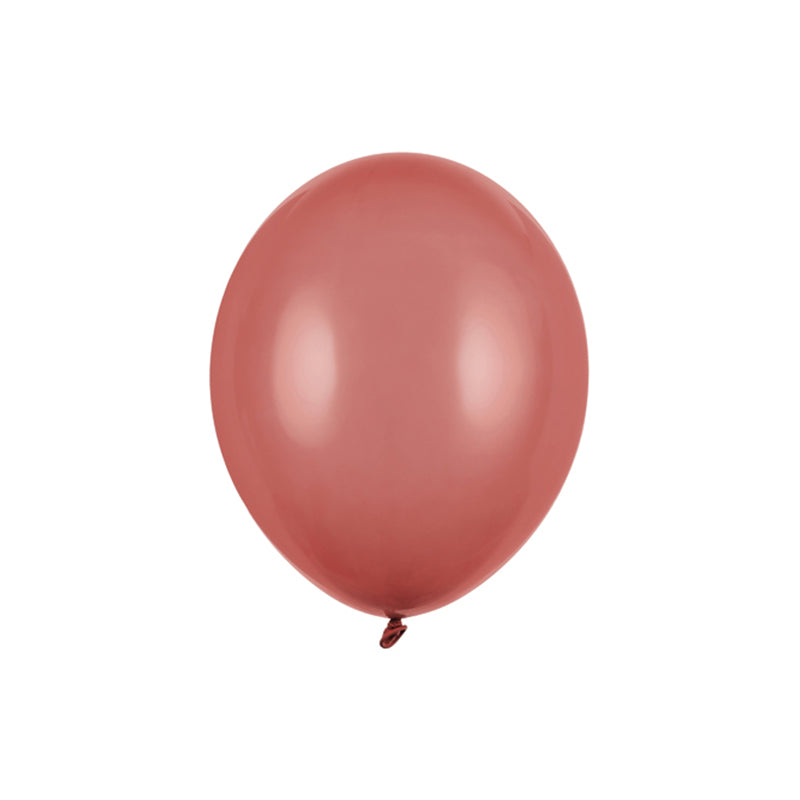 100 ballonnen - Ø 23 cm - Pastel bordeaux