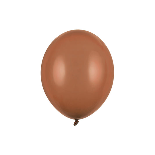 100 ballonnen - Ø 23cm - Pastel Mokka