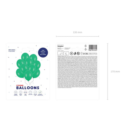 10 ballonnen - Ø 27cm - Pastelgroen