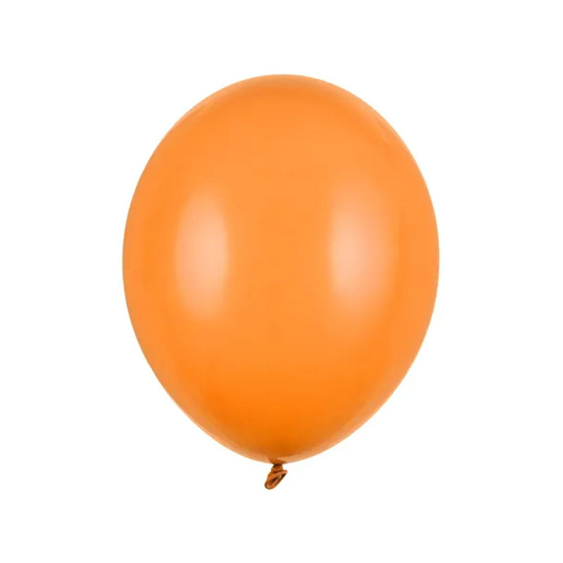 50 ballonnen - Ø 27cm - Pastel Mandarijn Oranje