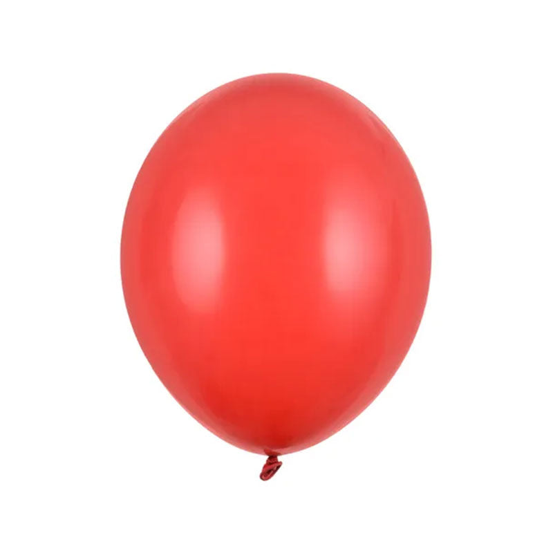 100 ballonnen - Ø 27cm - Pastel Poppy Red