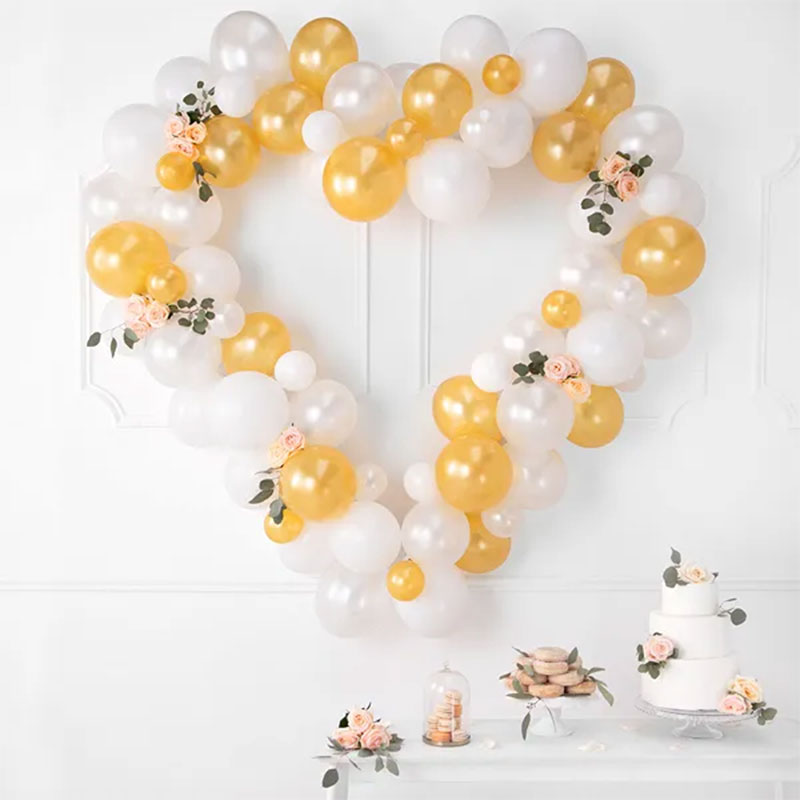 100 Ballonnen - Ø 27cm - Pastel Pure White