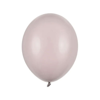 100 ballonnen - Ø 27cm - Pastel Warm Grijs