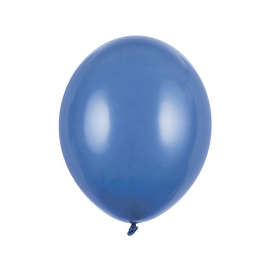 50 ballonnen - Ø 27 cm - Pastel Marineblauw