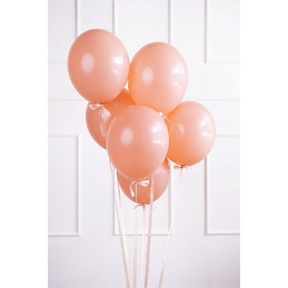 10 ballonnen - Ø 27cm - Pastel Peach