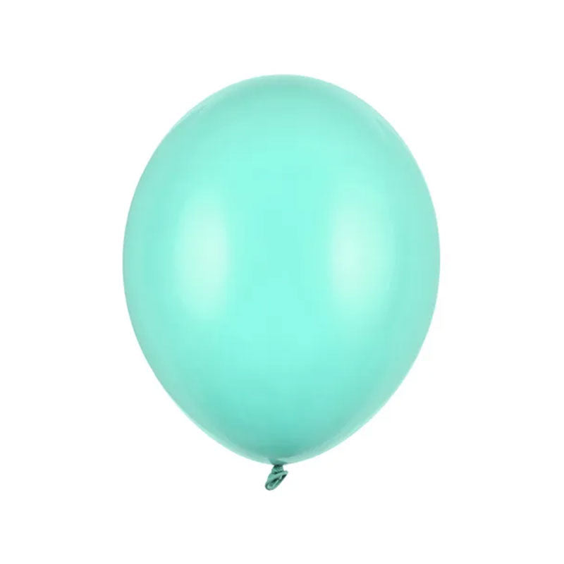 100 ballonnen - Ø 27cm - Pastel Licht Mint