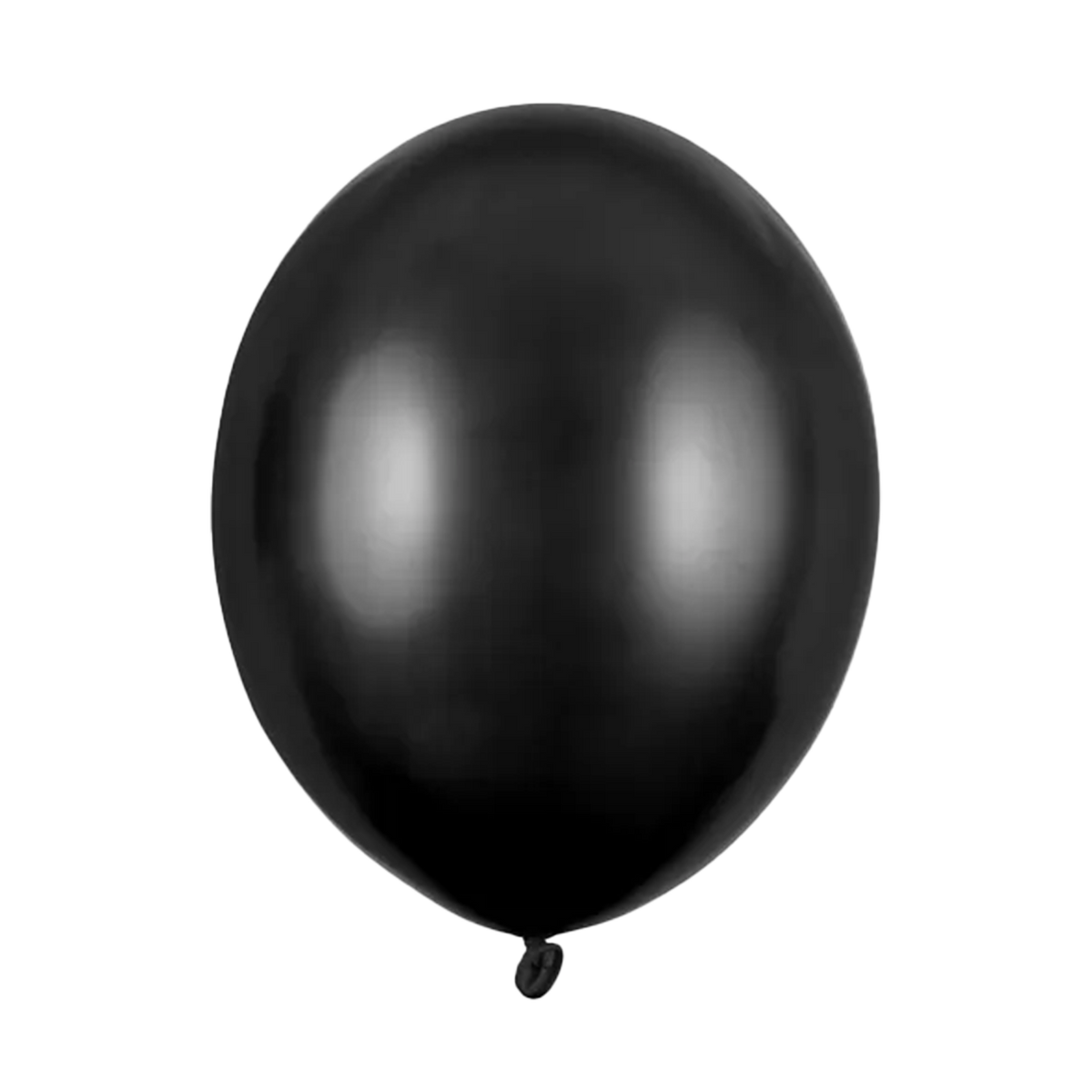 10 ballonnen - Ø 30cm - Metallic - Zwart