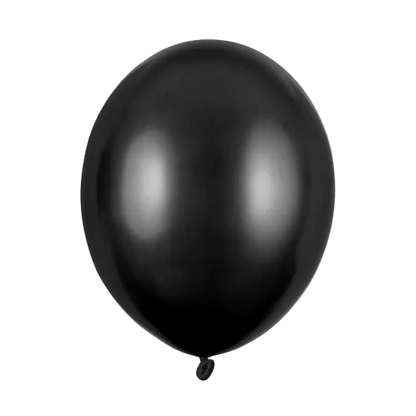 10 ballonnen - Ø 30cm - Metallic - Zwart
