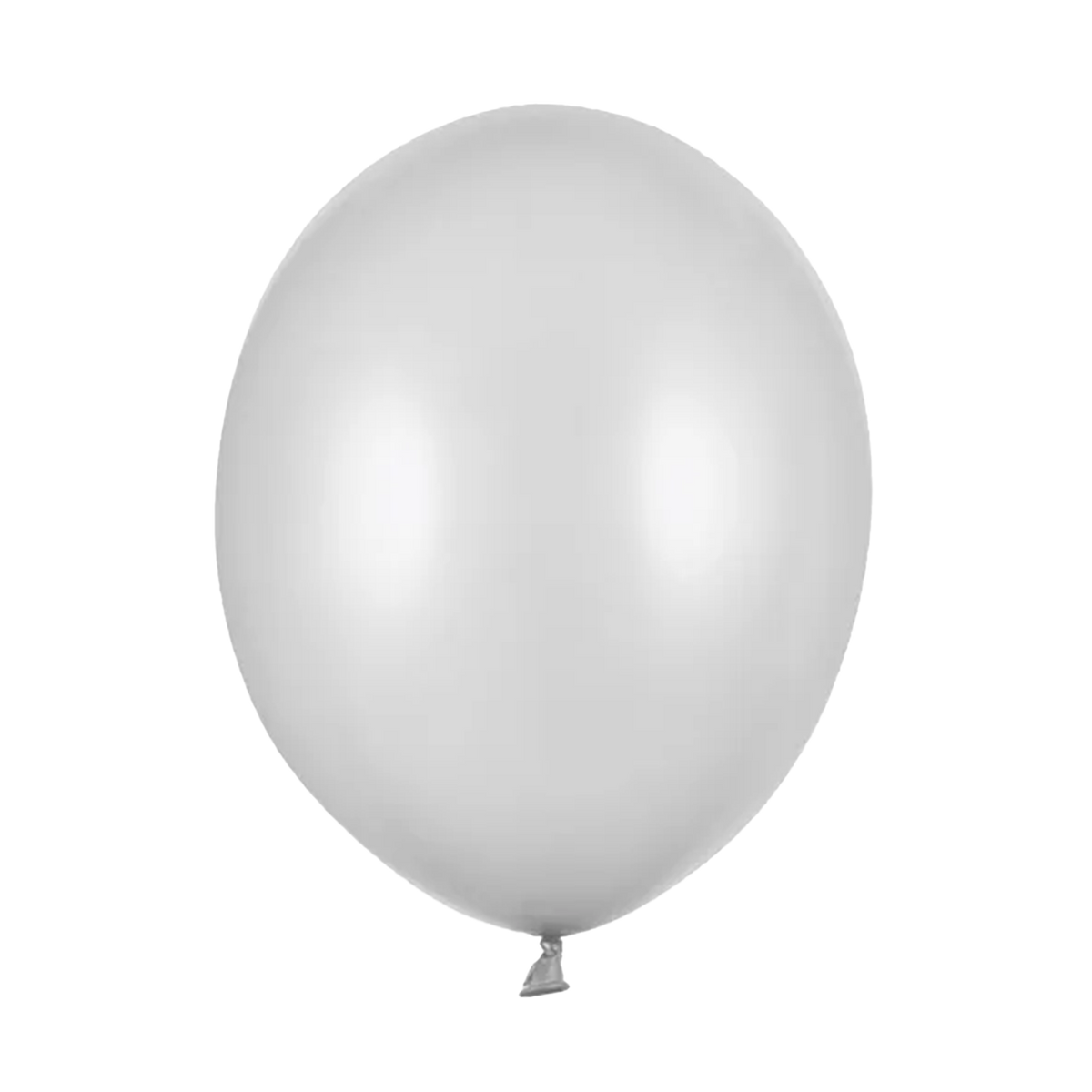 50 ballonnen - Ø 30cm - Metallic - Zilver