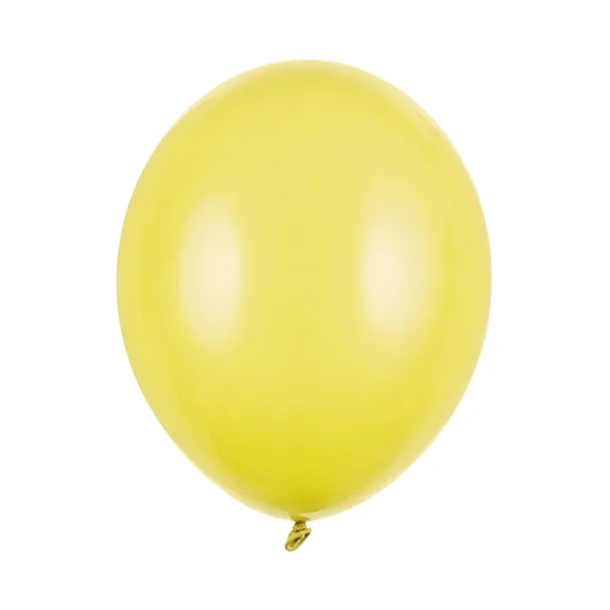 10 ballonnen - Ø 30 cm pastel honinggeel
