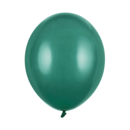 50 ballonnen - Ø 30 cm - Pastel flessengroen