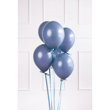 100 ballonnen - Ø 30cm - Pastel Navy Blue