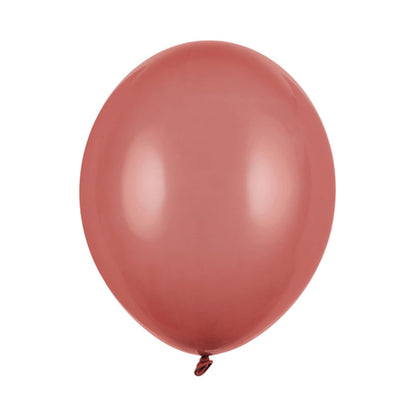 100 ballonnen - Ø 30cm - Pastel Bordeaux