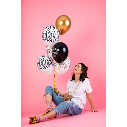 6 Folieballonnen met motief - Ø 30 cm - SET - Girls Night Out