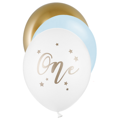 6 Motiefballonnen - Ø 30cm - SET - ONE Boyish