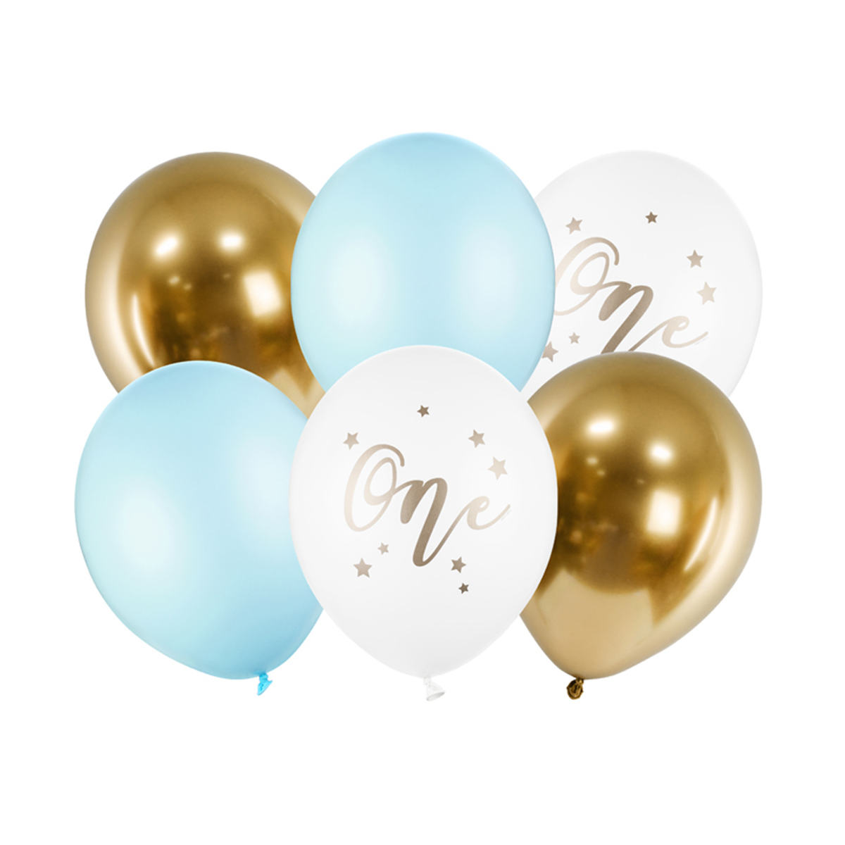6 Motiefballonnen - Ø 30cm - SET - ONE Boyish