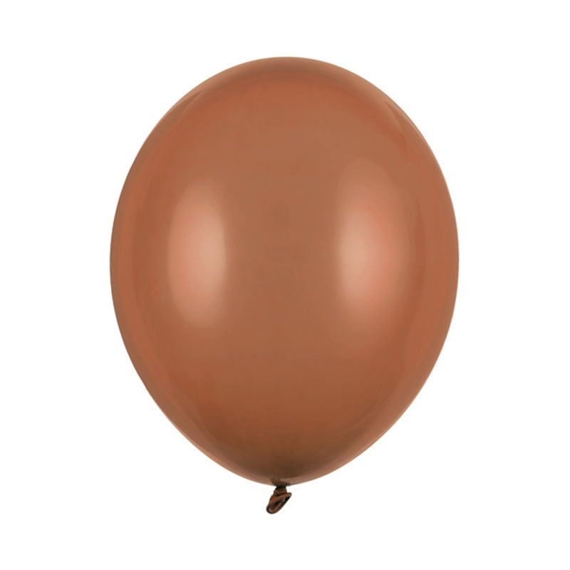 100 ballonnen - Ø 30 cm - Pastel Mokka