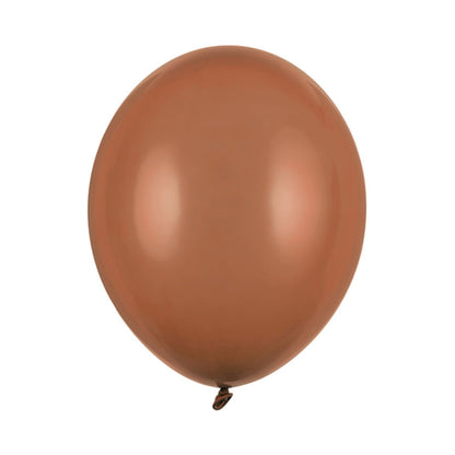 100 ballonnen - Ø 30 cm - Pastel Mokka