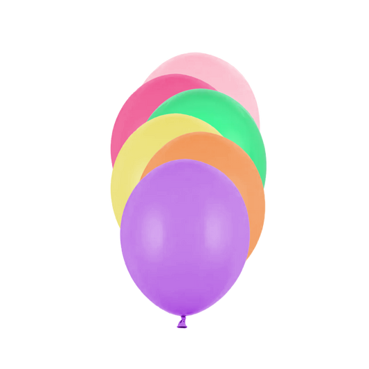 100 Miniballonnen - Ø 12cm - Bont