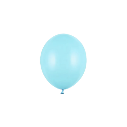 100 mini ballonnen - Ø 12cm - Pastel - Lichtblauw