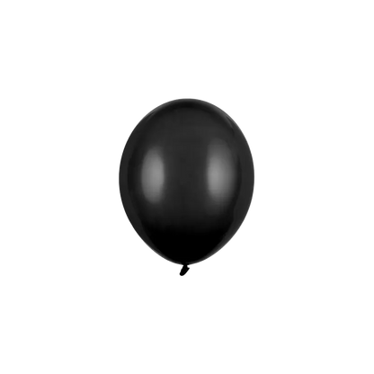 100 mini ballonnen - Ø 12cm - Zwart